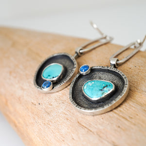 Orbital Earrings III - Turquoise