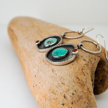 Load image into Gallery viewer, Orbital Earrings IV - Turquoise