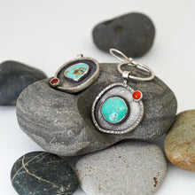 Load image into Gallery viewer, Orbital Earrings IV - Turquoise